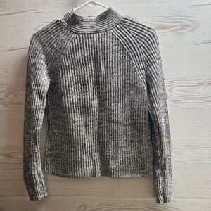 Banana Republic brown black cream heathered  long sleeve sweater size XS
